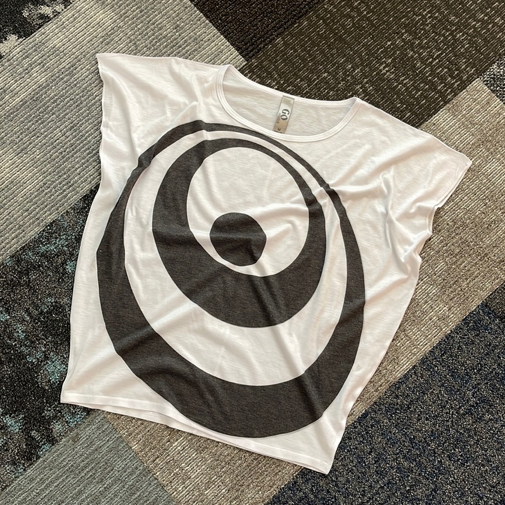 Go Couture Dolman Tunic Tee Sz M NWOT Bullseye Nordstrom
